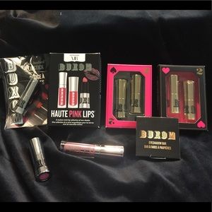 Buxom 11 piece Makeup Lipsticks +Bag - Never Used!